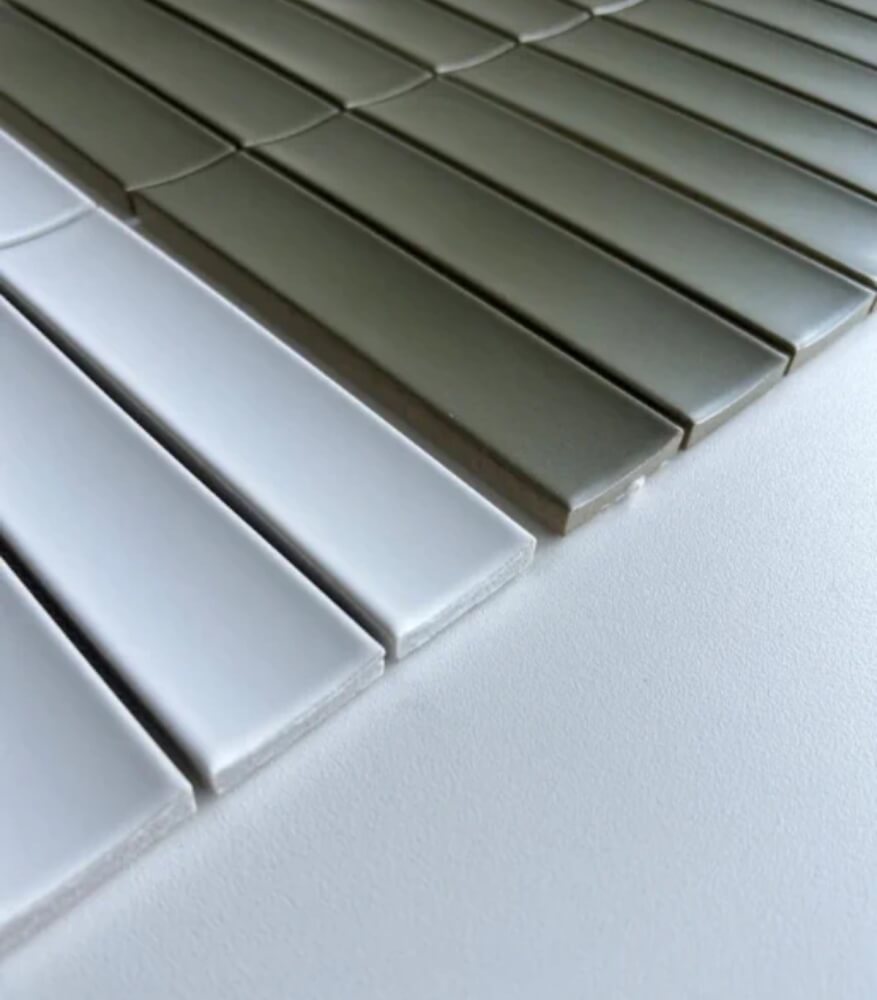 โมเสค TIMELESS TILES รุ่น TIPZY 27.5X29.6 ซม. สีเขียว ผิวด้าน กระเบื้องผนัง